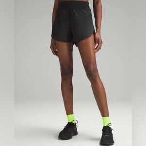 lululemon Fast and Free Reflective High-Rise Classic-Fit Short 3" size 4
